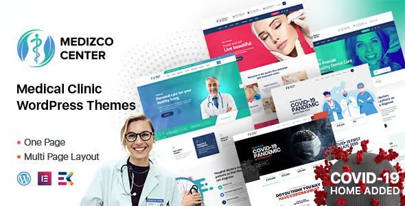 Medizco 汉化中文版|医疗保健和牙科医院诊所WordPress主题模板-极客小站