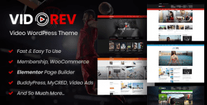 VidoRev 汉化中文版|WordPress视频直播电影主题-myforexstore