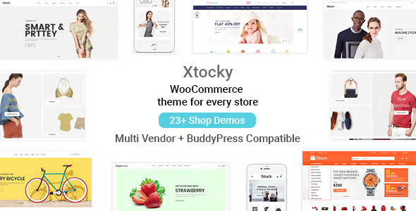 Xtocky 完美汉化中文版|商城自定义WooCommerce WordPress主题-极客小站