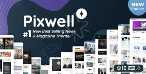 Pixwell 汉化中文版|多功能现代新闻杂志CMS响应式WordPress主题模板-myforexstore