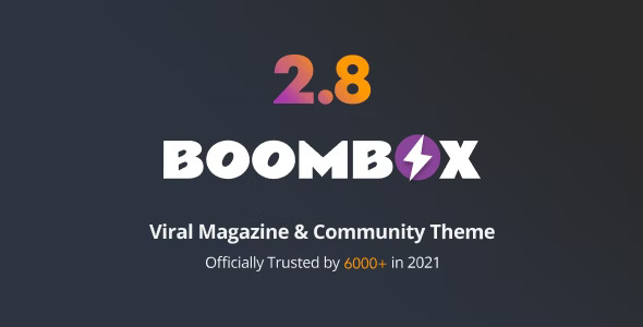 BoomBox 完美汉化中文版|多功能用途病毒杂志新闻广告推广WordPress主题模板-极客小站