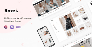 Razzi 英文专业版|简约数字商店服装WooCommerce WordPress 主题-myforexstore