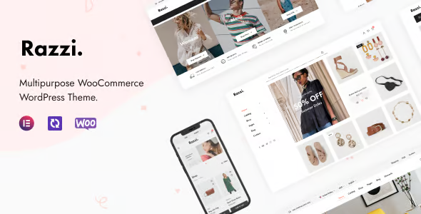 Razzi 英文专业版|简约数字商店服装WooCommerce WordPress 主题-myforexstore