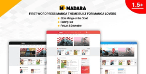 Madara 汉化中文版|响应式WordPress漫画主题模板-myforexstore