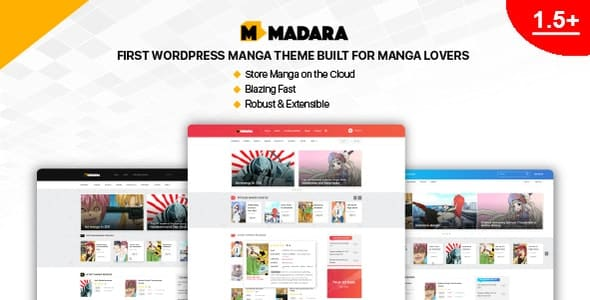 Madara 汉化中文版|响应式WordPress漫画主题模板-极客小站