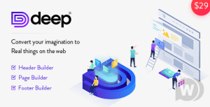 Deep Pro 完美汉化中文版|多用途可视化自定义设计WordPress企业主题模板-myforexstore