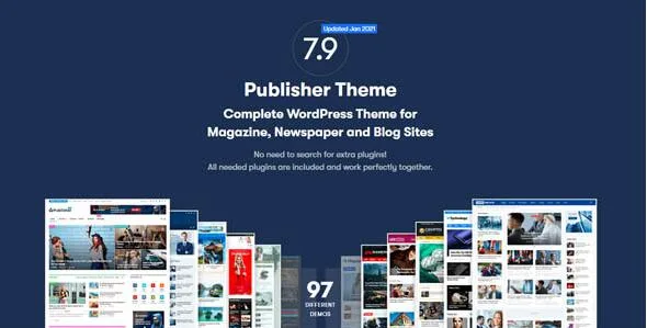 Publisher Pro 汉化中文版|杂志报纸博客多合一WordPress主题-极客小站