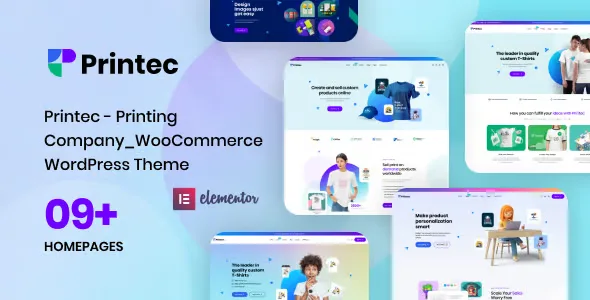 Printec 完美汉化中文版|文印店印刷商店WooCommerce WordPress主题-myforexstore