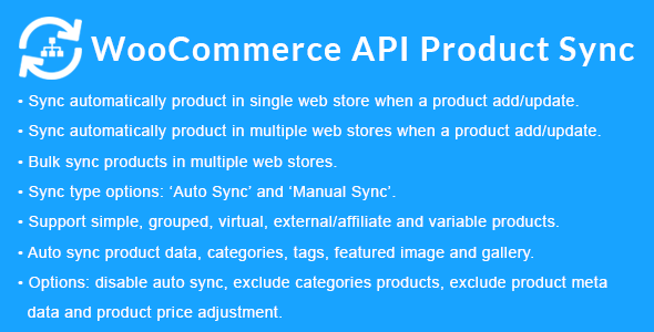 WooCommerce API Product Sync with Multiple Stores 汉化中文版|WooCommerce多店铺产品同步插件-极客小站