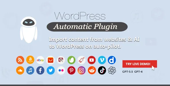 WordPress Automatic Plugin 专业版|网站内容自动采集WordPress插件-极客小站