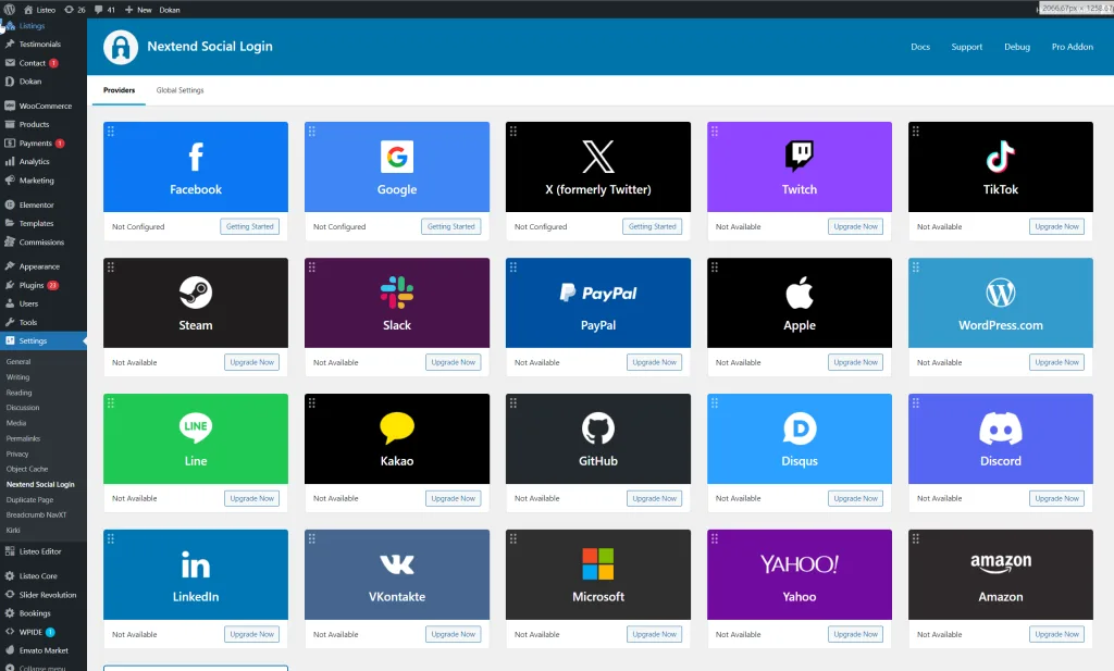 Nextend Social Login Pro 汉化中文版|WordPress社交登录注册集成插件-极客小站