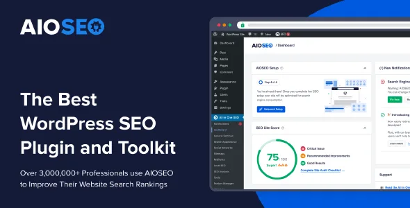 All in One SEO Pro (又名AIOSEO)完美汉化中文版|功能强大的WordPress站点专业SEO插件-极客小站