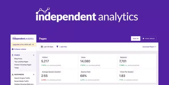 Independent Analytics Pro 汉化中文版|替代Google Analytics的WordPress统计插件-极客小站