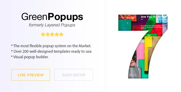 Green Popups 汉化中文版（原Layered Popup）|WordPress自定义弹窗设计插件-myforexstore