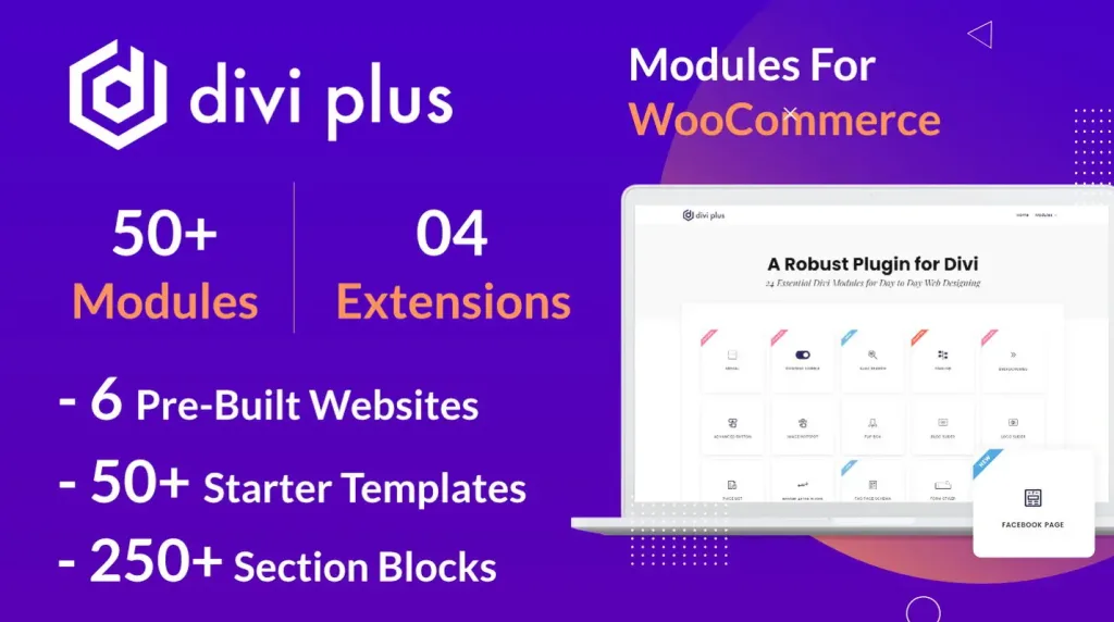 Divi Plus 完美汉化中文版|Divi主题扩展功能模板包WordPress插件-极客小站