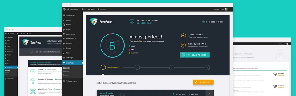 SecuPress Pro 完美汉化中文版|专业WordPress漏洞扫描及安全防火墙插件-极客小站