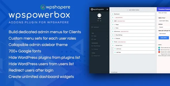 WPShapere 汉化中文版|WordPress后台管理界面自定义插件-myforexstore