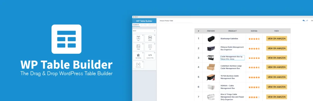 WP Table Builder Pro 汉化中文版|漂亮表单表格自定义设计WordPress插件-极客小站
