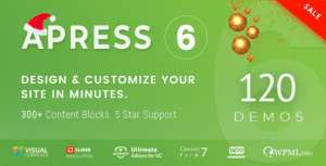 Apress 汉化中文版|响应式自定义多用途WordPress企业主题模板-myforexstore