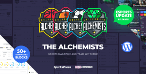 Alchemists 汉化中文版|体育新闻运动游戏竞技WordPress主题模板-myforexstore