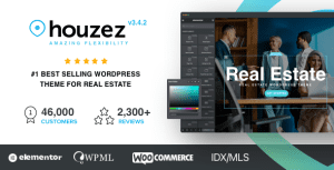 Houzez 完美汉化中文版|房地产代理销售房产租赁WordPress主题模板-myforexstore