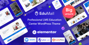 EduMall 汉化中文专业版|LMS教育培训中心WordPress企业主题模板-myforexstore