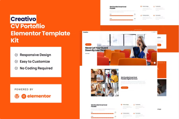 Creativo – 创意机构 Elementor 模板工具包-myforexstore