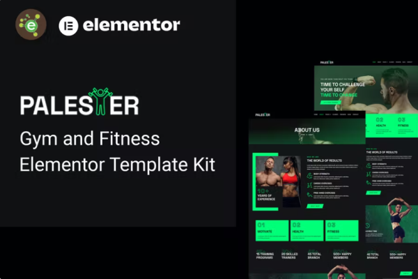 Palester – 健身房和健身 Elementor 模板套件-myforexstore