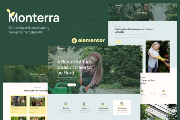Monterra – 园艺和园林绿化 Elementor 模板套件-myforexstore