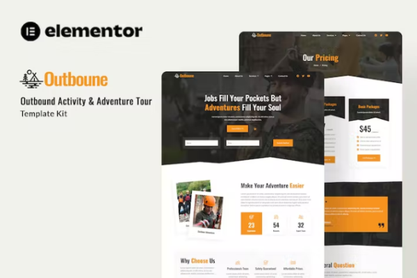 Outbone – Outbond 活动和冒险之旅 Elementor 模板套件-myforexstore