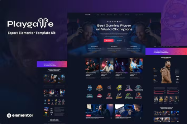 Playgame – 电子竞技 Elementor 模板工具包-myforexstore