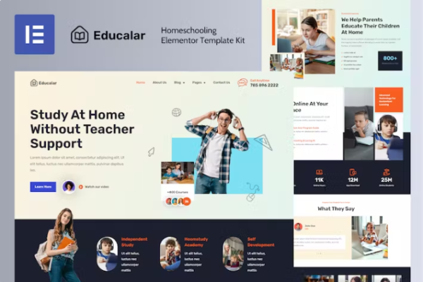 Educalar – 在线教育 Elementor 模板套件-myforexstore