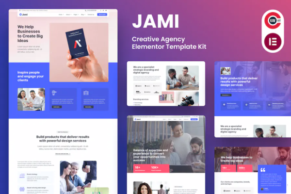 Jami-创意机构元素模板套件-myforexstore