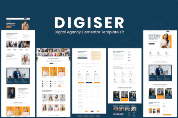 Digiser – 数字代理元素模板套件-极客小站