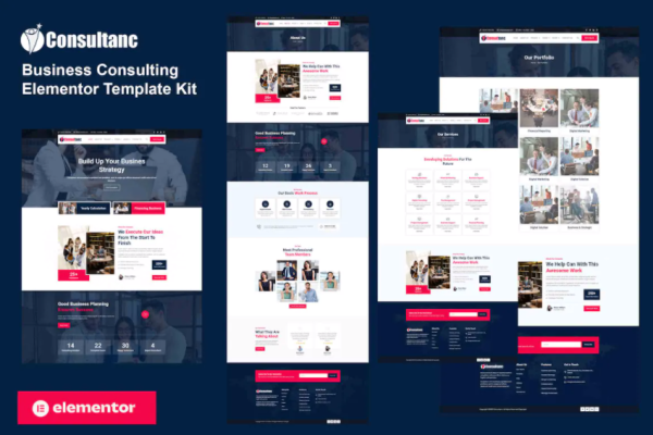 Consultanc – 业务咨询 Elementor 模板套件-myforexstore