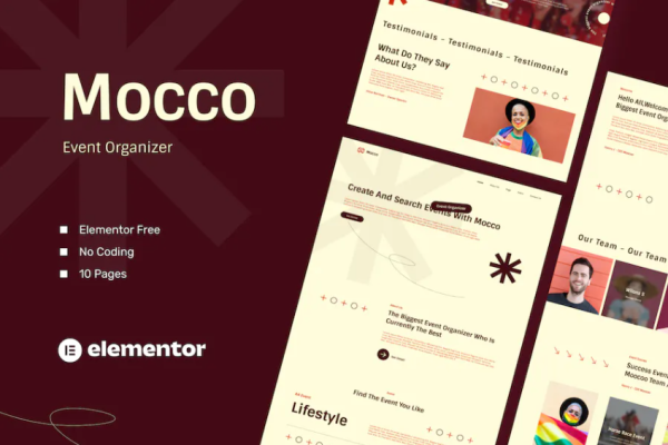 Moocoo – 活动组织者 Elementor 模板套件-myforexstore