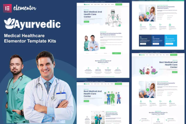 Ayurvedic – 医疗保健 Elementor 模板套件-myforexstore