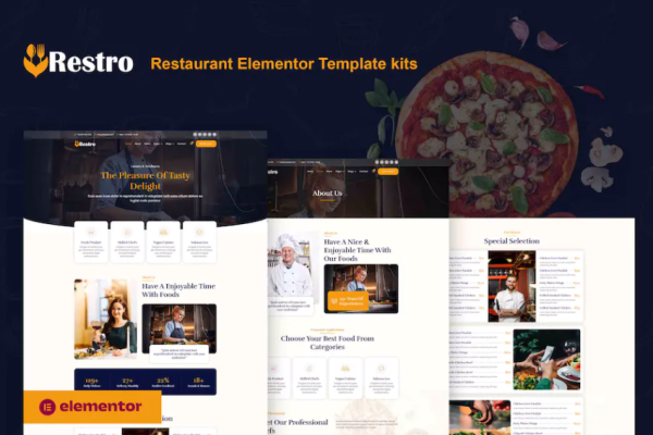 Restro – Elementor Pro 餐厅模板套件-myforexstore