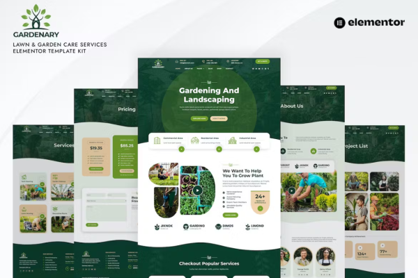 Gardenary – 草坪花园护理服务 Elementor 模板套件-myforexstore