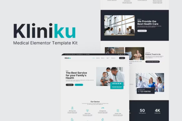 Kliniku – 医学元素模板套件-myforexstore