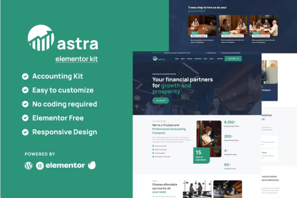 Astra – 业务咨询 Elementor 模板套件-myforexstore