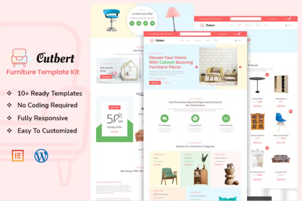 Cutbert – 家具店 Elementor 模板套件-myforexstore