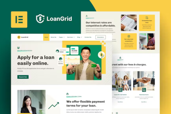 LoanGrid – 贷款和融资要素模板套件-极客小站
