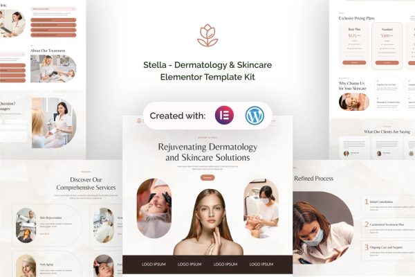 Stella – 皮肤科和护肤 Elementor 模板套件-myforexstore