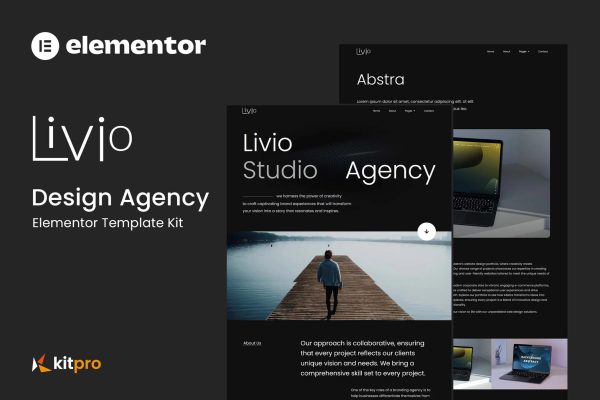 Livio – 设计机构 Elementor 模板套件-myforexstore