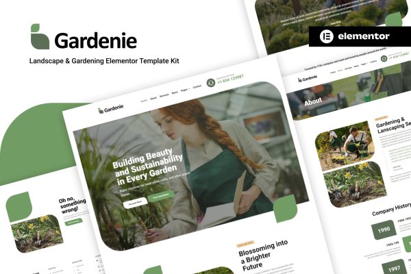 Gardenie – 景观和园艺 Elementor 模板套件-myforexstore