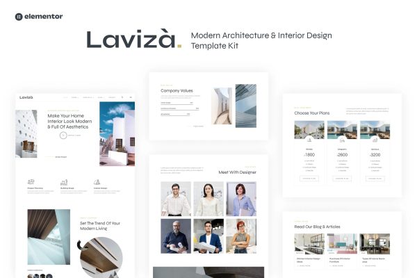 Laviza – 现代建筑和室内设计模板套件-myforexstore