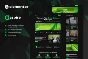 Aspire – SEO 和数字营销 Elementor 模板套件-myforexstore