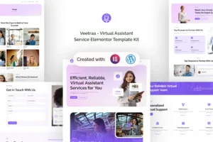Veetraa – 虚拟助理服务 Elementor 模板套件-myforexstore