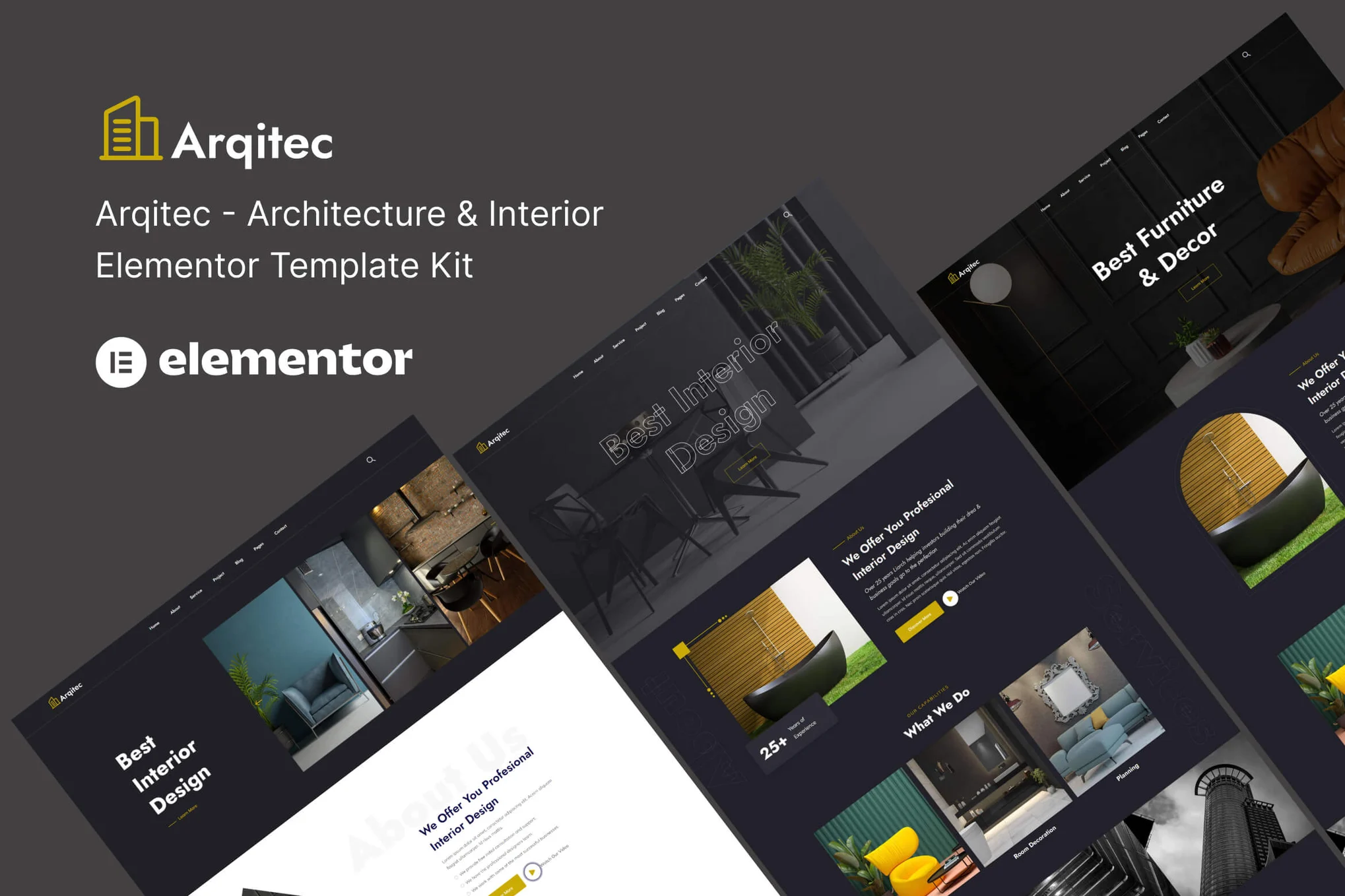图片[1]-Arqitec – 建筑和室内 Elementor 模板套件-myforexstore